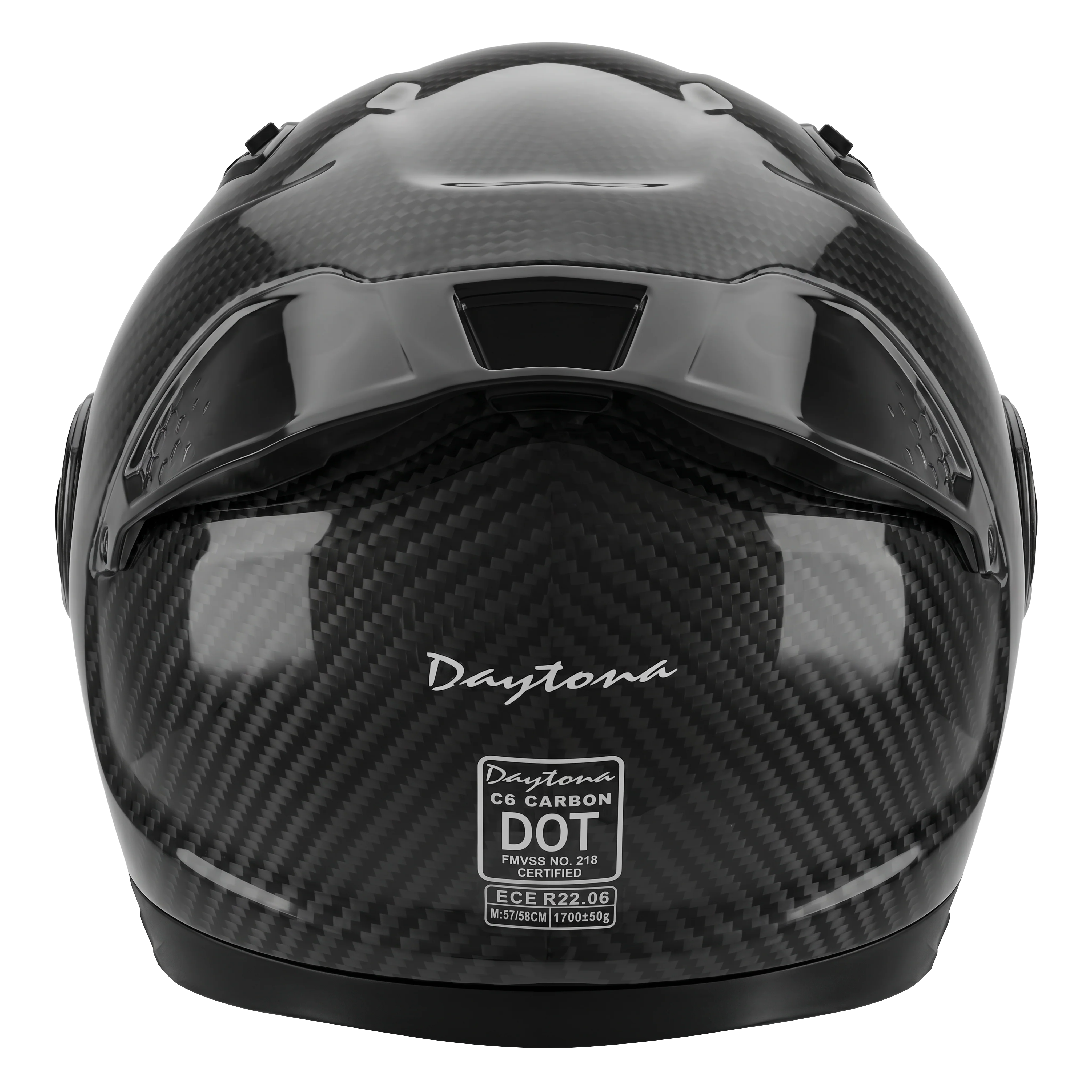 D.O.T. & ECE Daytona C6 PRO- Grey Carbon Fiber - Image 4