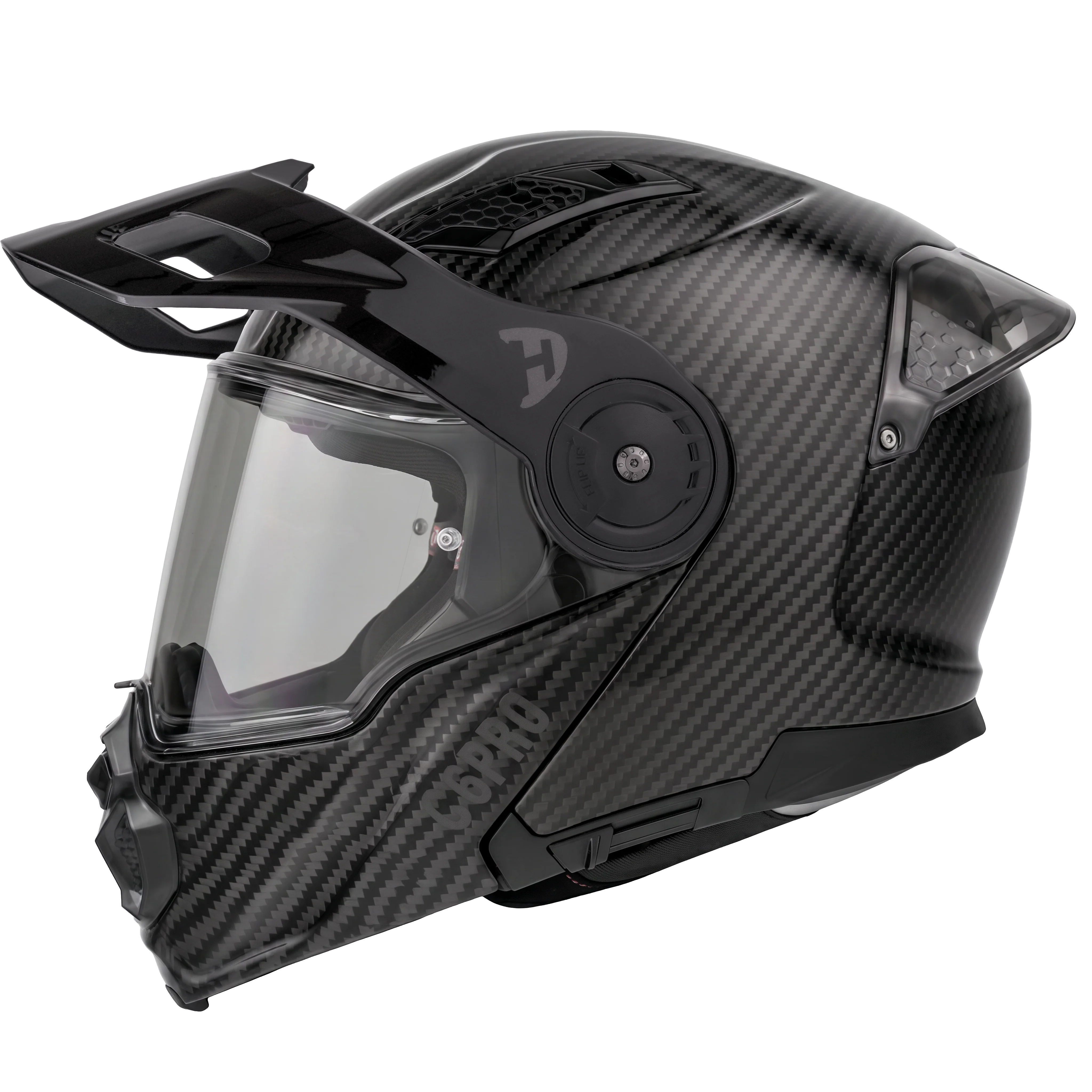 D.O.T. & ECE Daytona C6 PRO- Grey Carbon Fiber - Image 8