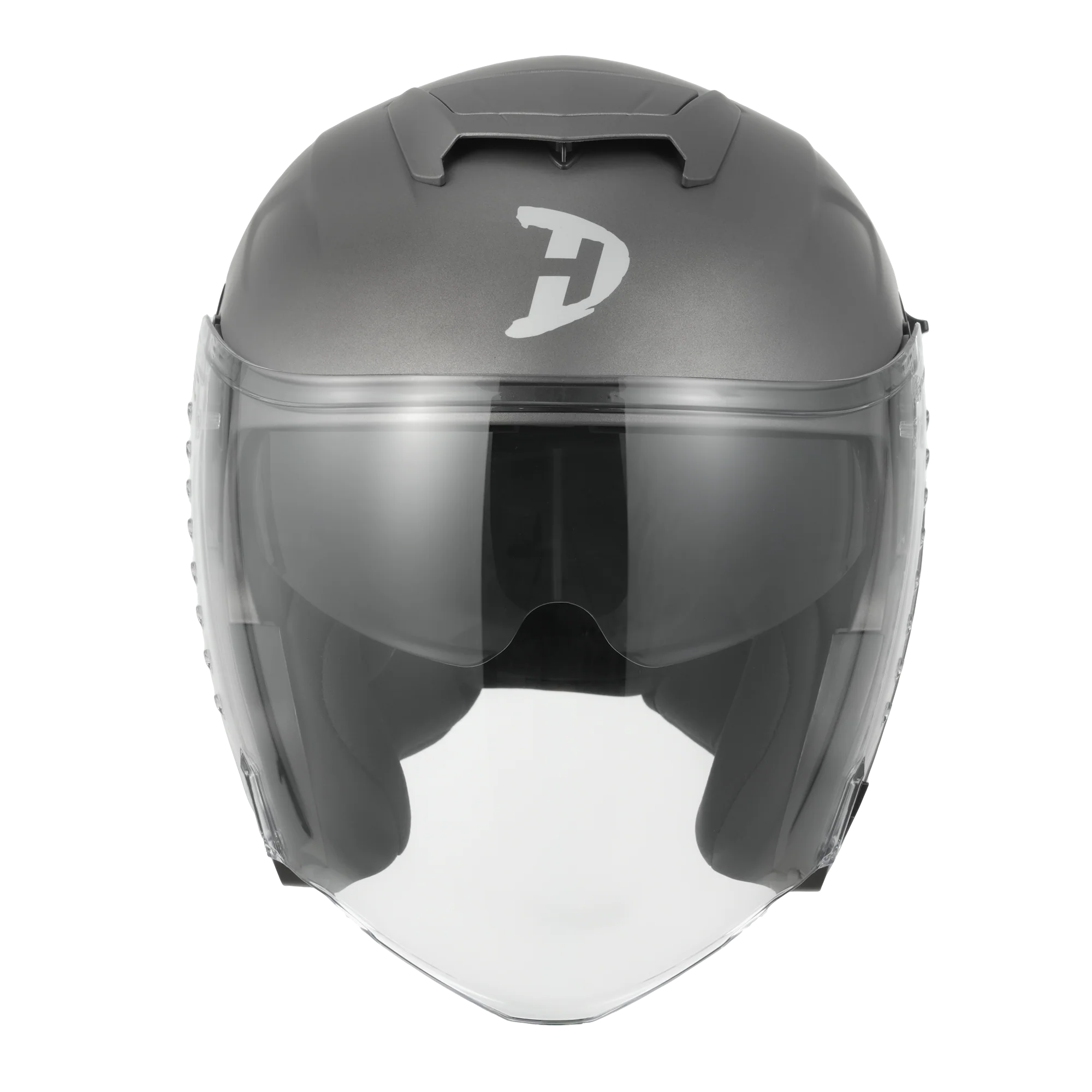 D.O.T. & ECE Daytona Spyder Jet- Gun Metal Grey Dull Metallic - Image 6