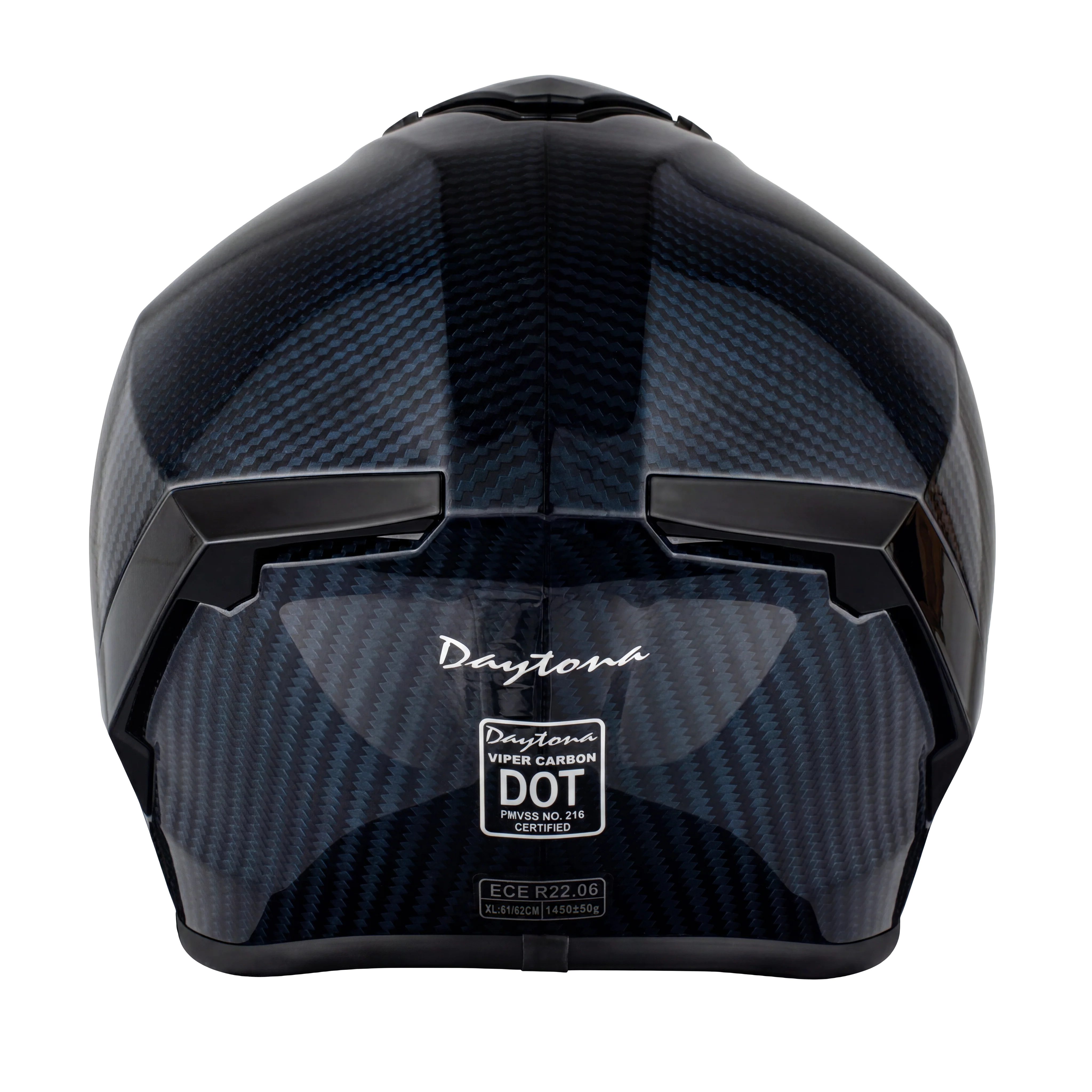 D.O.T. & ECE Daytona Viper- Blue Carbon Fiber - Image 4