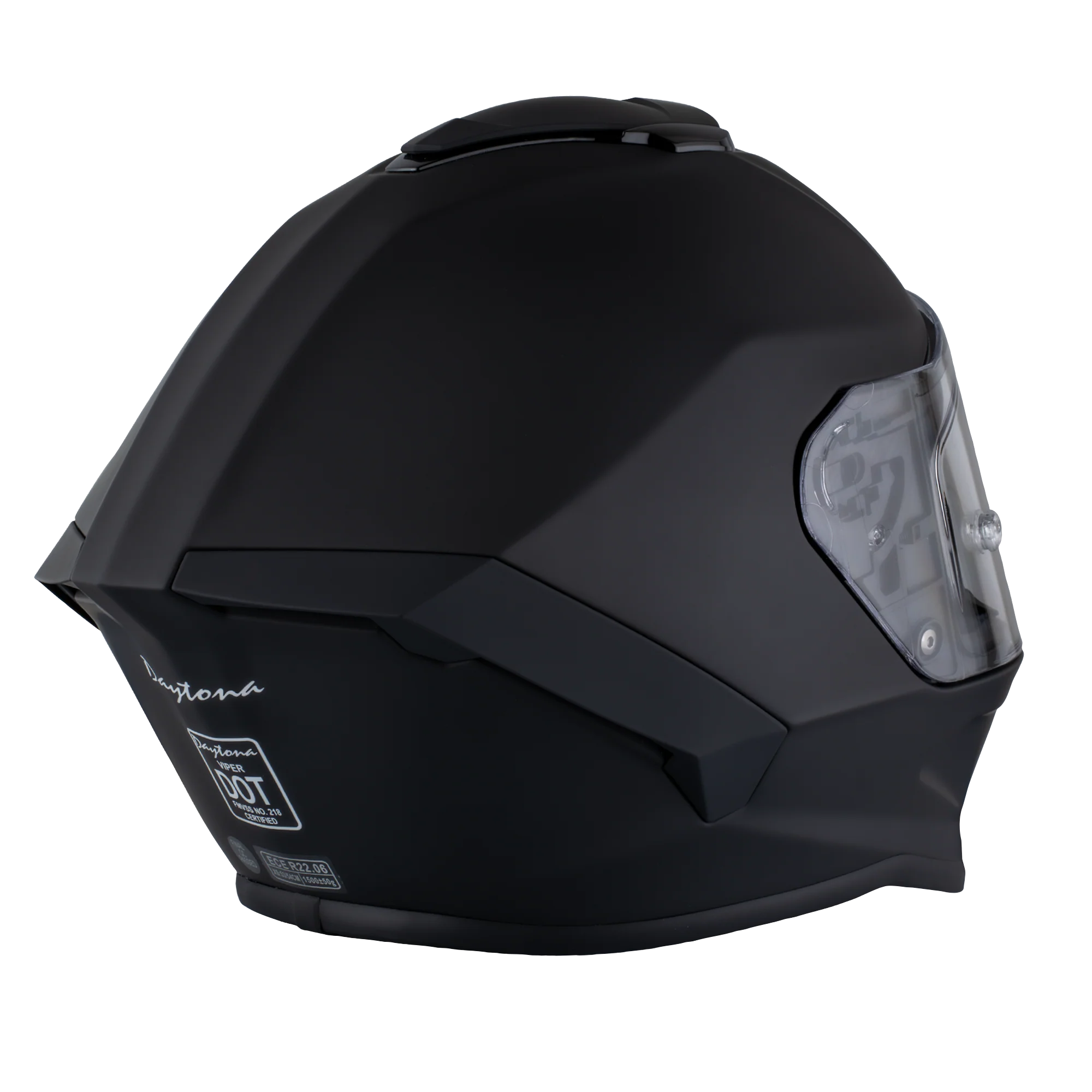 D.O.T. & ECE Daytona Viper- Dull Black - Image 6