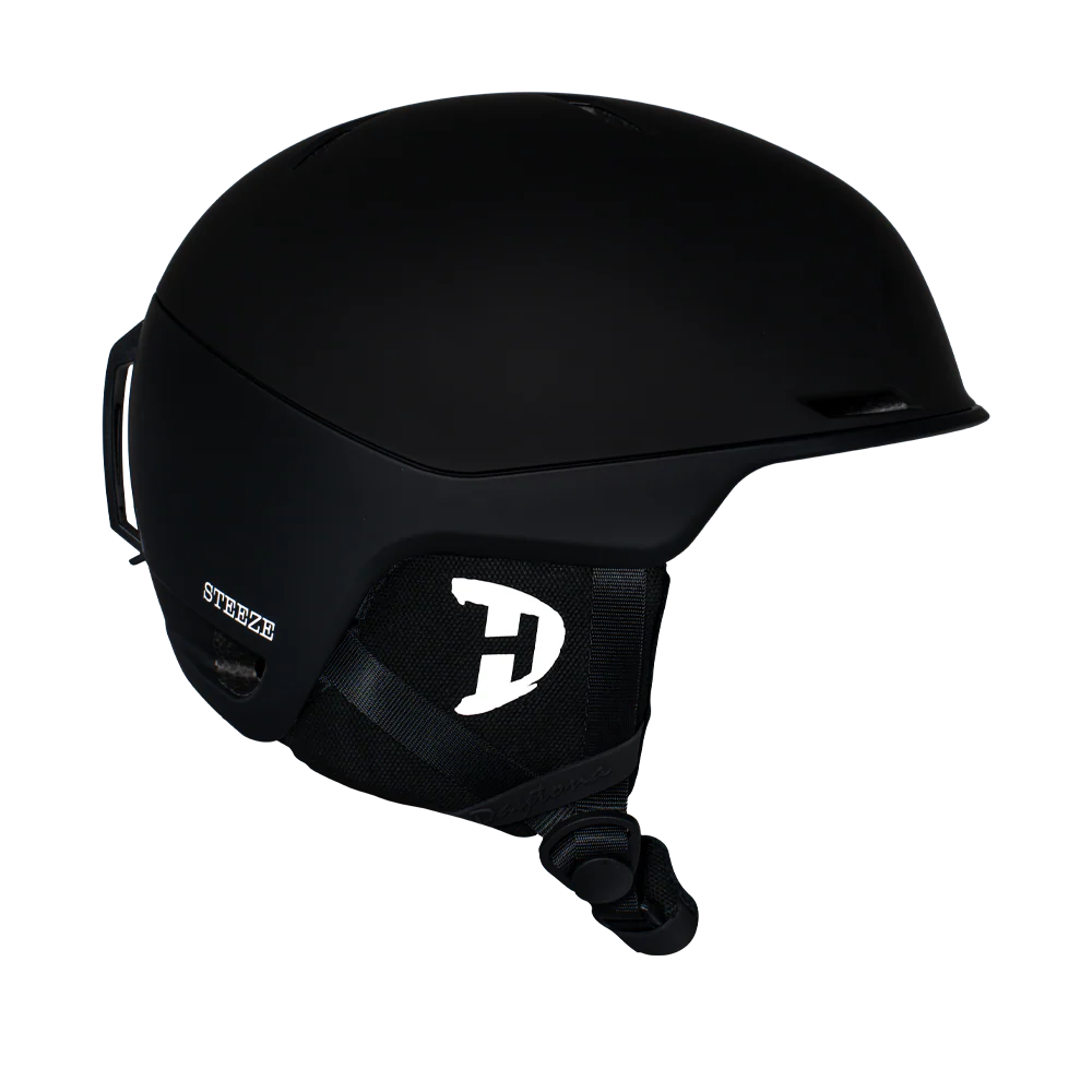 Daytona Steeze Snowboard Helmet - Adjustable Helmet for Men, Women & Youth - Dull Black Finish