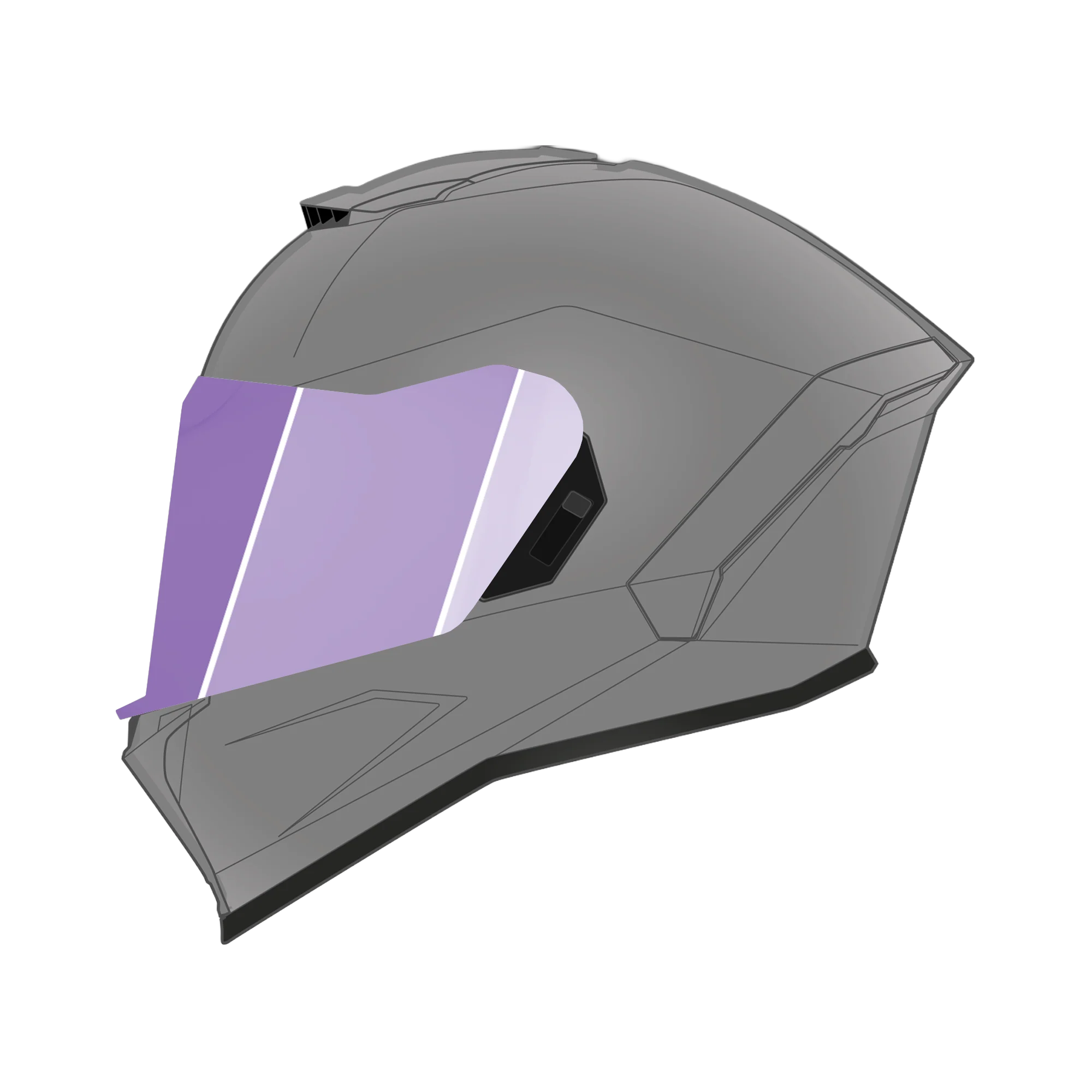 Viper Shield Outer- Photochromic Purple - Image 2